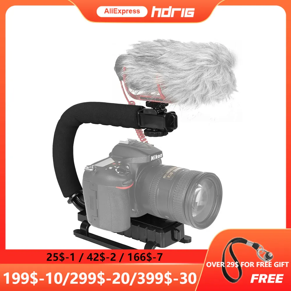 

U-образный держатель, Ручной Стабилизатор для DSLR, Nikon, Canon, Sony