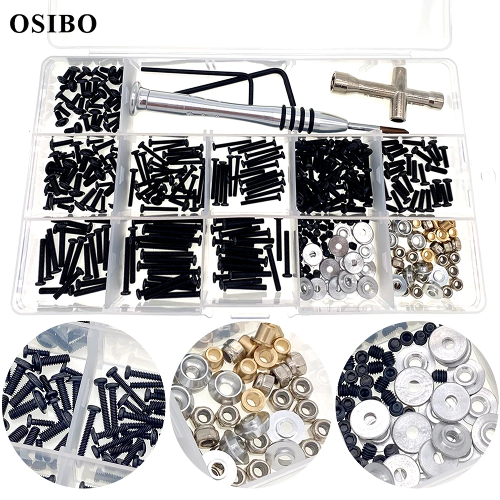 Комплект запчастей для радиоуправляемой Модели M2 M2.5 M3, винтовой крепеж, крестовая муфта, шестигранный ключ, Комплект прокладок для MN D90 D91 MN99S WPL C14 C24 B24 B36