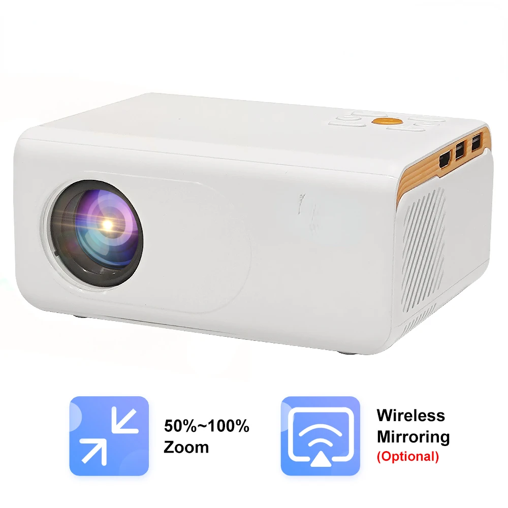 

X70 Projector support Full HD New LED Mini Proyector X70A WIFI Smart Phone Beamer Multiscreen Media Player Child Gift