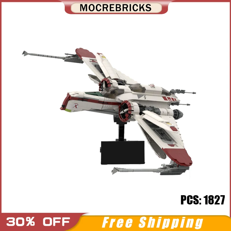 

Space War Movie Series ARC-170 UCS Heavy Starfighter Model MOC Assembly Building Blocks Creative Children's Toys Christmas Gifts