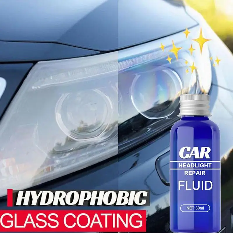 

30ml Car Headlight Polishing Agent Auto Scratch Remover Repair Fluid Headlamp Polishing Anti Scratch Liquid ForSedan SUV Vehicle
