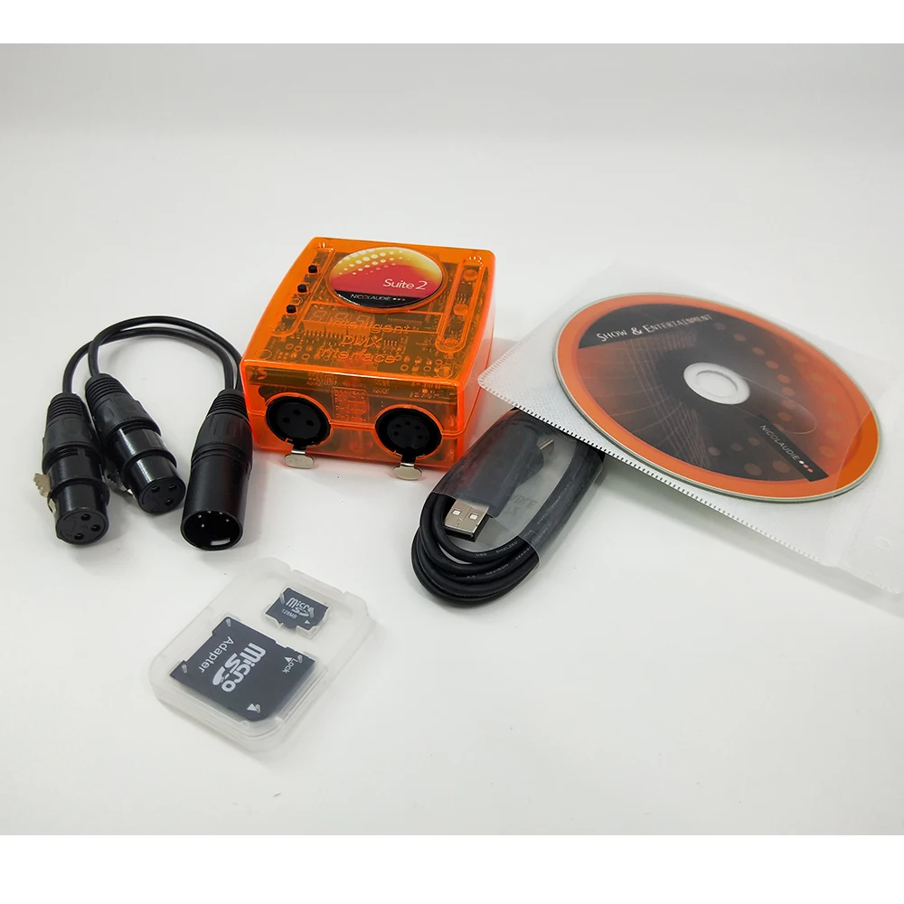 Фото 10 шт. Sunlite2 контроллер сценического освещения DMX512 программное обеспечение DJ Disco осветительное оборудование управление Dj Disco Suite2 интерфейс DMX №1