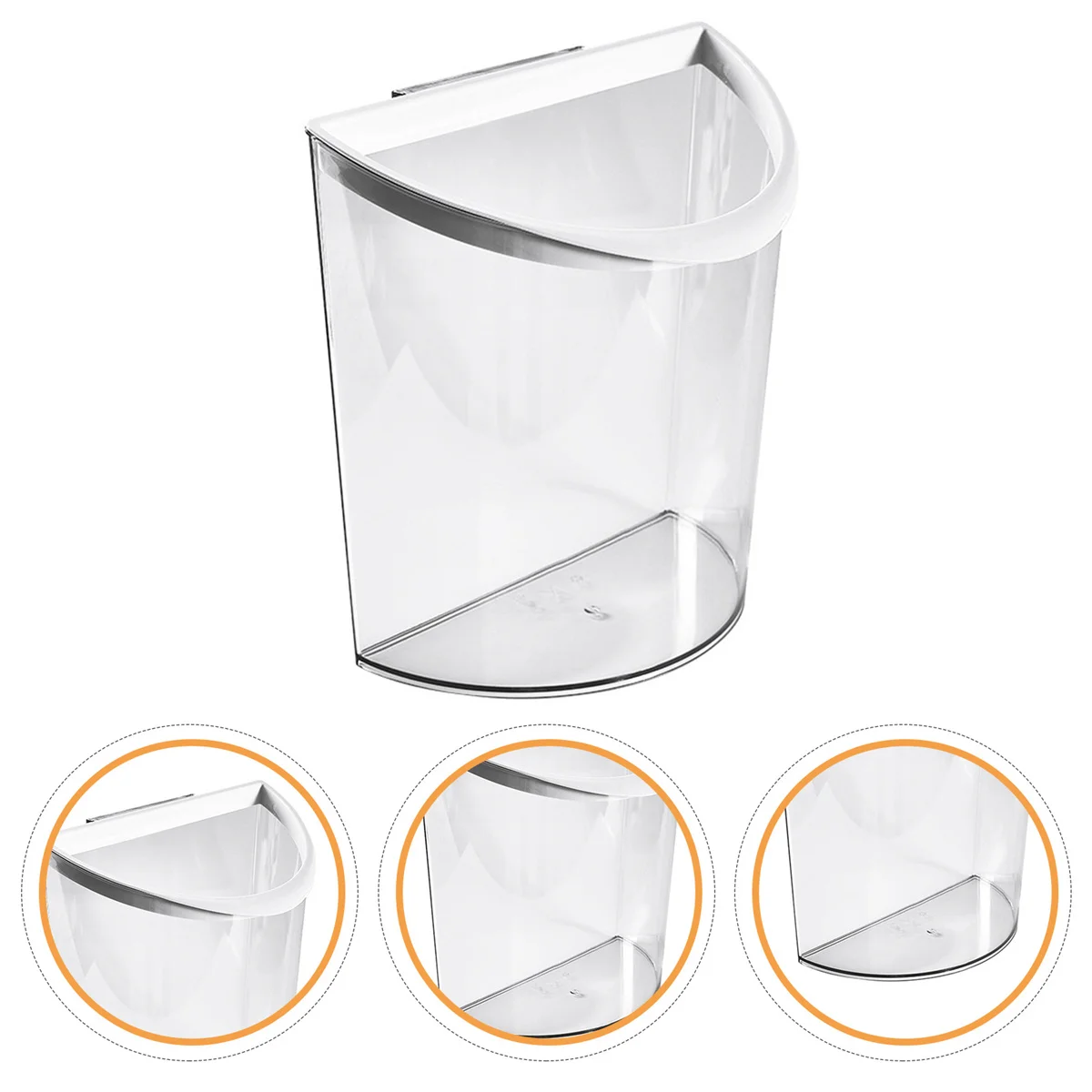 

Cupboard Door Back Hanging Trash Bin Kitchen Garbage Rubbish Can for Kitchen