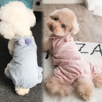 cat dog clothes pet jumpsuit dog overalls cute rompers summer apparel suspender pants maltese shih tzu bichon small dog costume