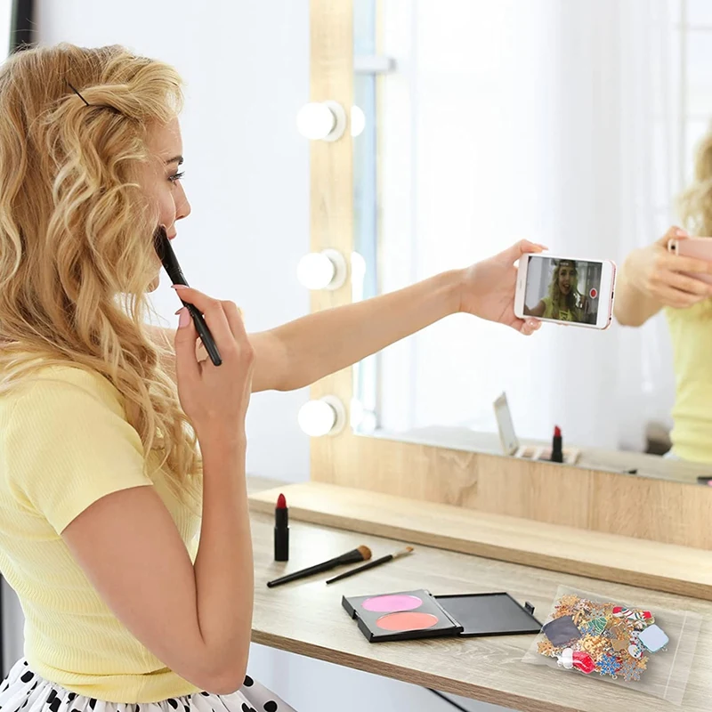 Anti Strips With Clear Plastic Jewelry Bags,100 Anti Tarnish Tabs Strips And 100 Jewelry Plastic For Jewelry Storage