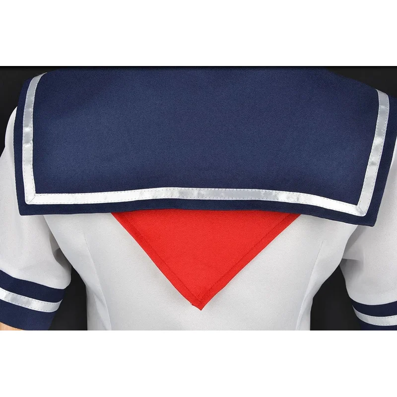 Фото Женская темно-синяя матросская юбка для косплея по игре Yandere Simulator (Аяно Айши), школьная форма JK, Хэллоуин №1