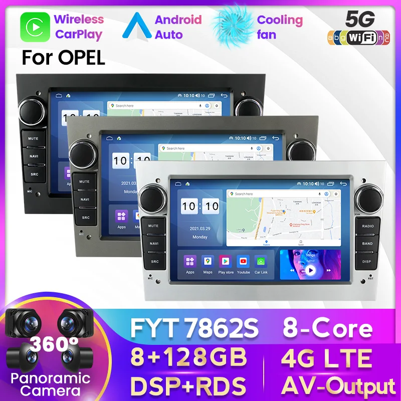 

Автомагнитола 2 Din Android11 2 + 32G, мультимедийный плеер для Opel Vectra C Zafira B Corsa C D Astra H J G Vivaro Meriva Veda, GPS, без DVD