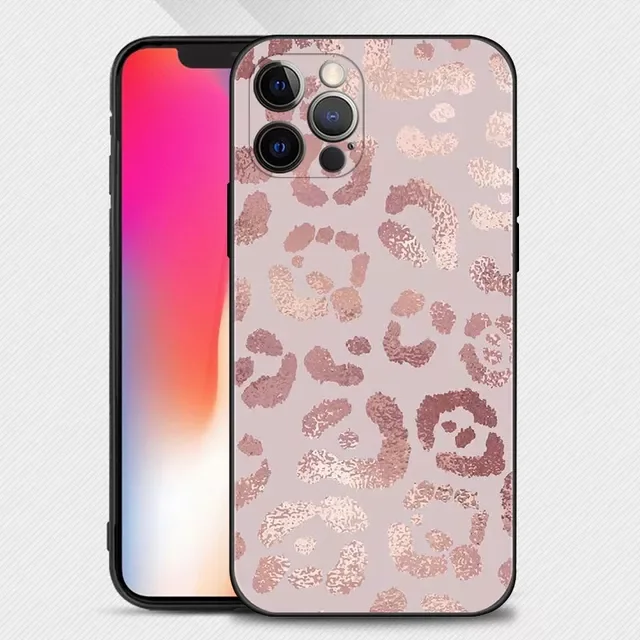 

Rose Bling Picture Silicone For Apple iPhone 13 12 11 Pro Max XS Max XR X 7 8 Plus 13 12 Mini 6S SE 2020 Shell