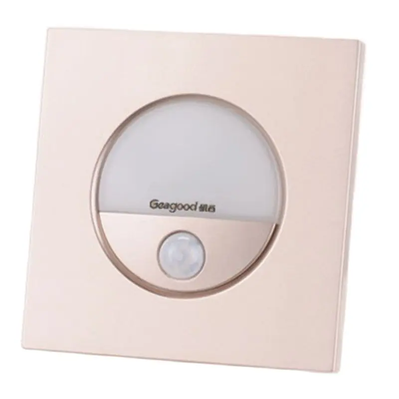 Инфракрасная Индукционная лампа для человеческого тела Geagood, светодиодный ночник с датчиком освещенности GD-Q3 GD-Q5 тип 86, светильник льник для лестницы, коридора