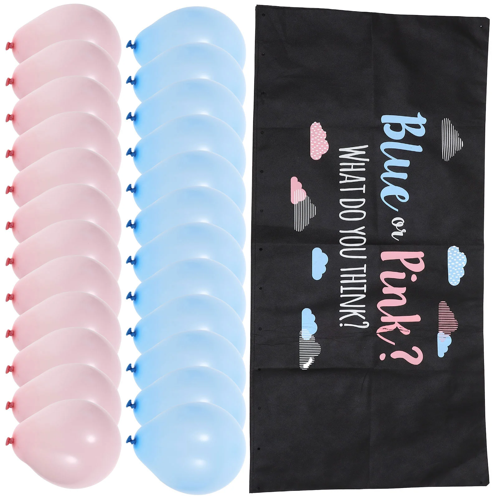 

Gender Reveal Party Supplies Balloon Hook Balloons Decor Latex Non-woven Fabric Baby