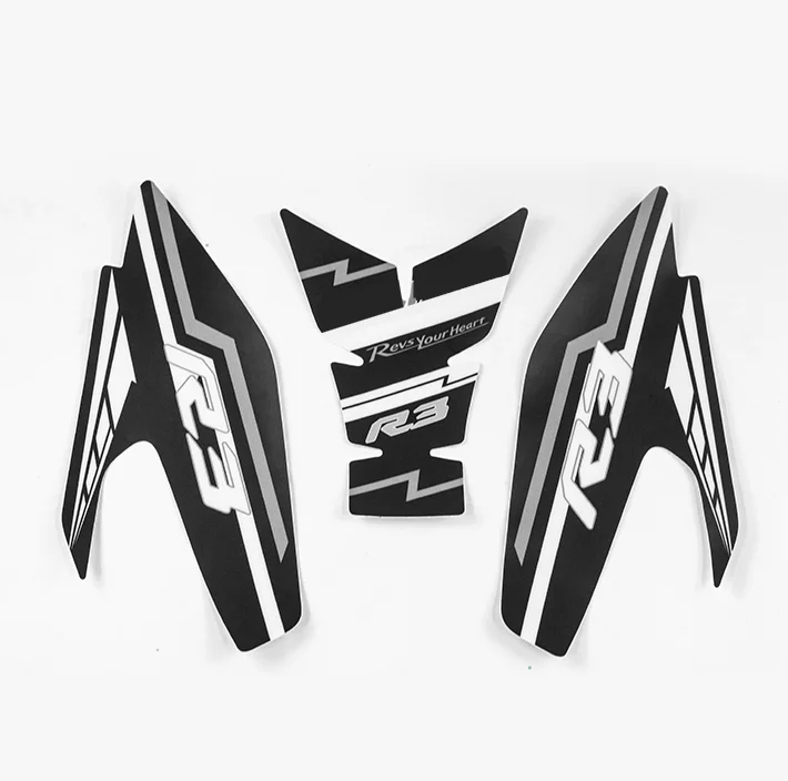 Для YZFR3 YZF-R3 YZF R3 защитная накладка на бак мотоцикла кожаные матовые наклейки
