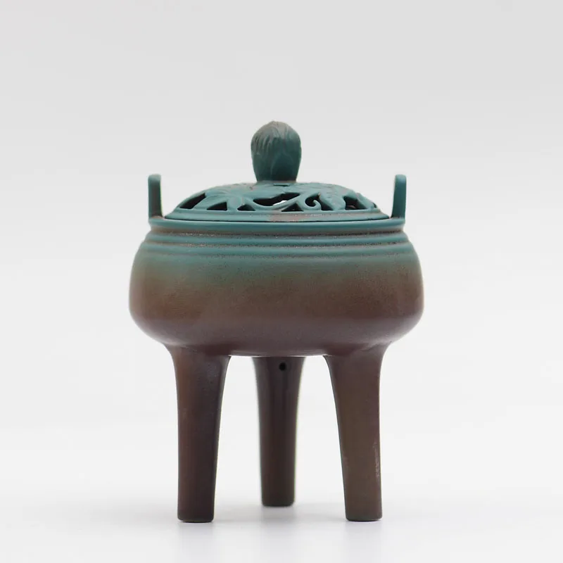 

Ceramic Incense Burner Zen Garden Fragrance Diffuser Incense Sticks Censer Incense Holder Living RoomIncensario Home Decoration