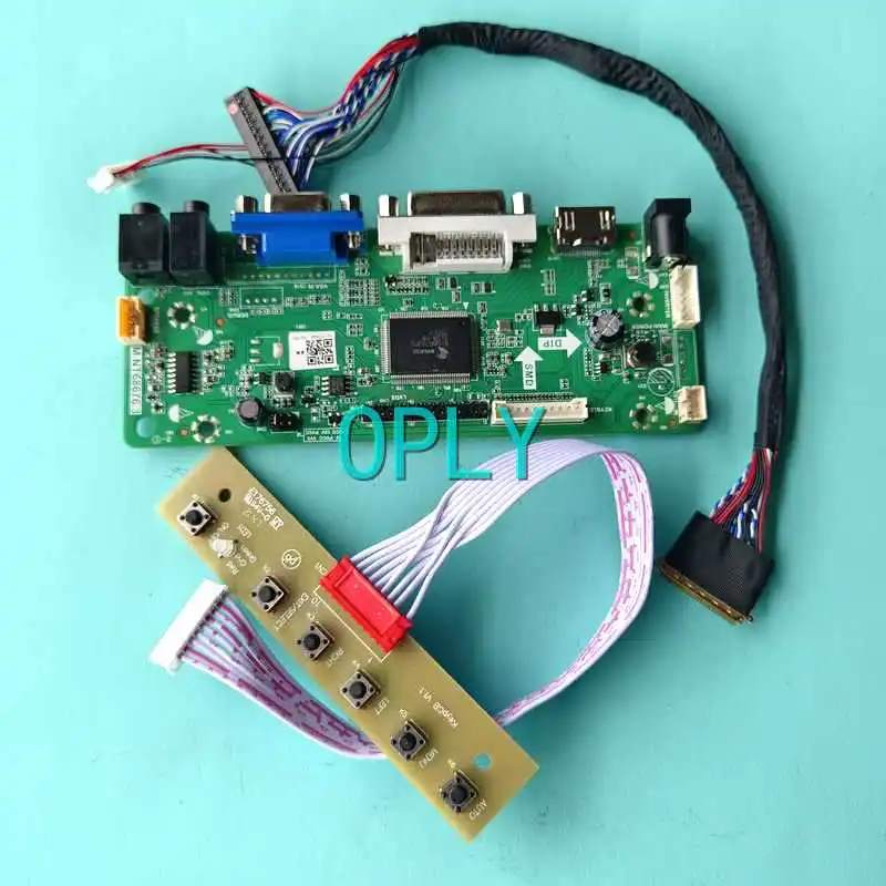 

For B156RW01 LP156WD1 LCD Screen M.NT68676 Controller Driver Board 1600*900 VGA DVI 15.6" DIY Kit HDMI-Compatible 40 Pin LVDS