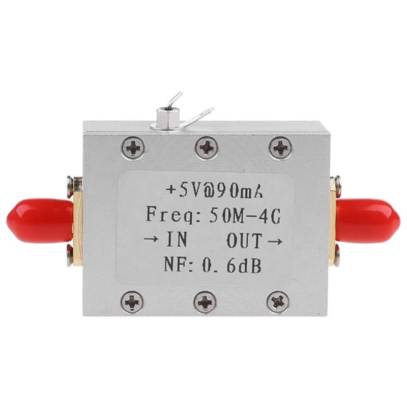 

Low Noise RF Amplifier Module Metal RF Amplifier Module Ham Radio Board LNA 50M-4Ghz NF=0.6DB