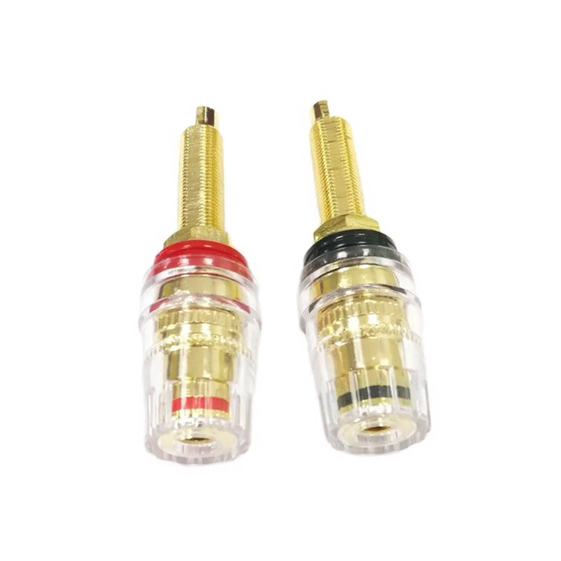 

A pair Banana Connector Gold-plated Banana Plug Socket Copper Terminal Audio Amplifier Speaker Terminal New
