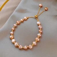 baroque freshwater pearl boudoir bracelet bracelet string ins fashion design touch net red sister bracelet ornaments