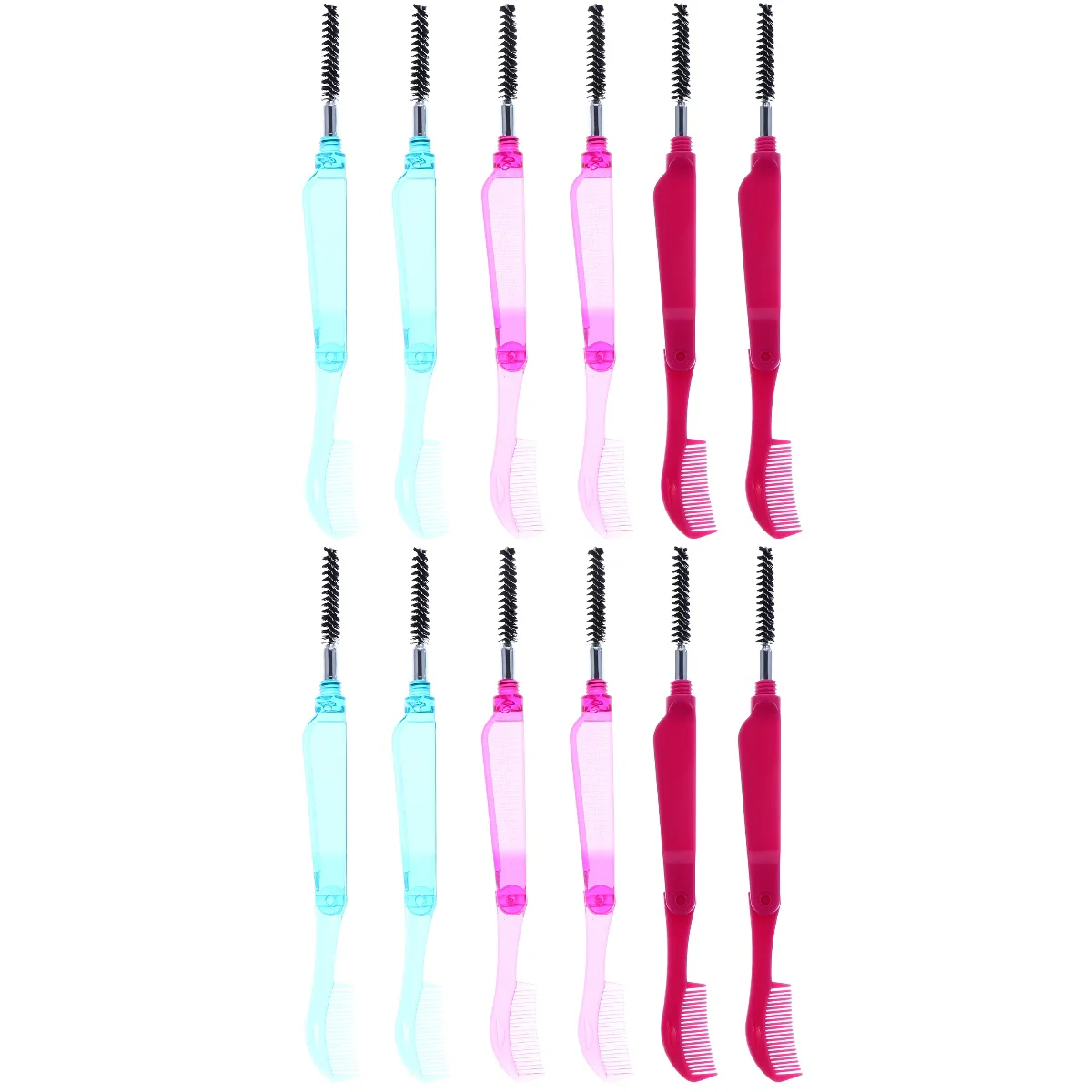 

Comb Brush Eyelashlash Brow Grooming Tool Mascara Eye Separator Makeup Brushes Folding Shaper Toolsfoldable Grafting Shield