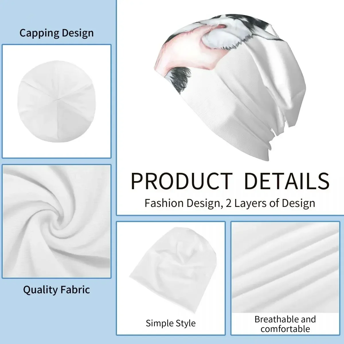 Шапки с капюшоном для собак хаски вязаные шапки повседневные уличные шапочки