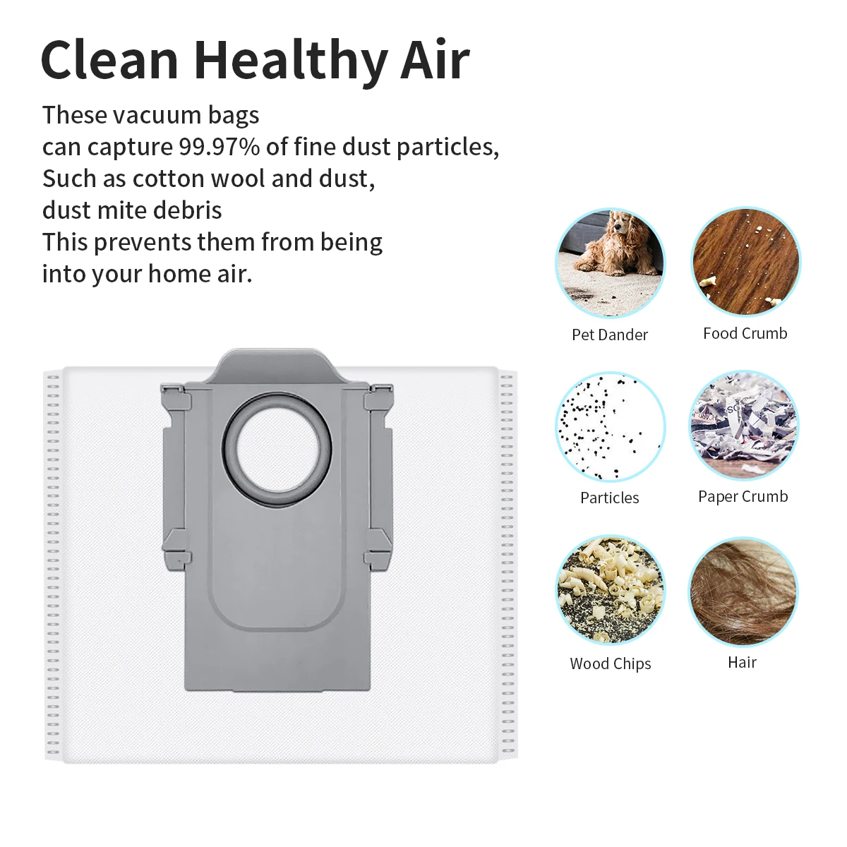 Мешок для пыли Roborock S7 MaxV Ultra / Q5+ Q7+ Q7 Max+ T8 G10S PRO Robot Sweeper Аксессуары