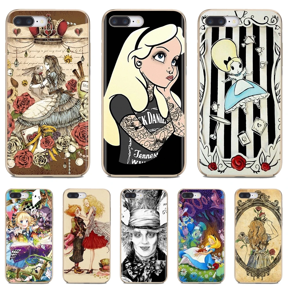

Silicone Shell Cover Tattooed Alice in Wonderland For Huawei Honor 8A 7A 7C 8X 9 9X 10 10i 20 Lite Pro Y5 Y6 Y7 Y9 2018 2019