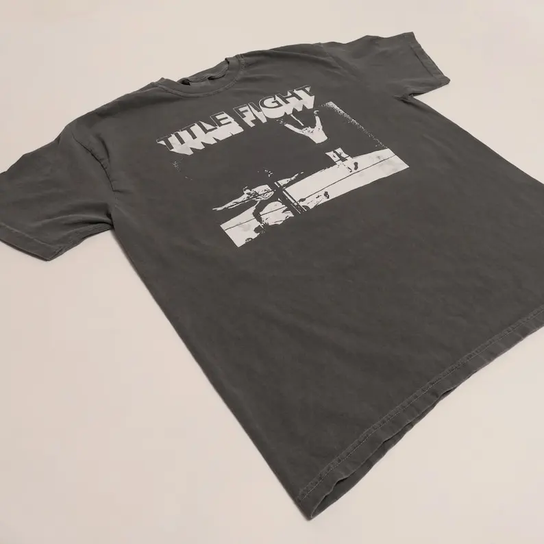 Футболка Title Fight American Rock Band Shoegaze Ultra Faded Tour Hardcore Noise Post Punk Альтернативная рубашка в