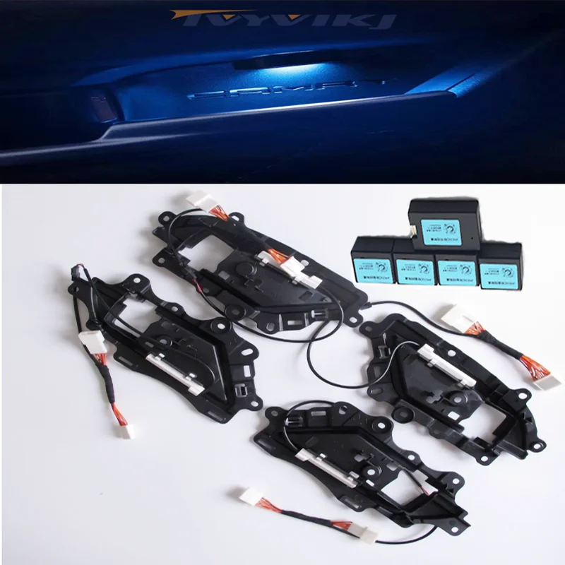 

for 2018 2019 2020 2021 years Camry atmosphere light LED central control co-pilot instrument table lamp + four-door bowl ice blu