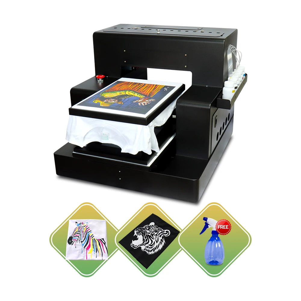 

Best A3 size flatbed printer A3 DTG printer for t shirt a3 dtg inkjet printer with software for free
