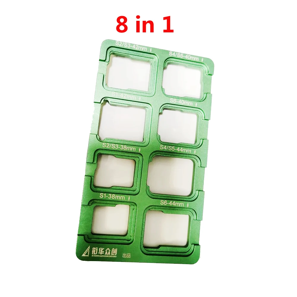 for apple watch seires 1 2 3 4 5 6 6 in 1 s6 s5 s4 s3 s2 precision alignment mould touch panel glass oca glue laminating mold free global shipping