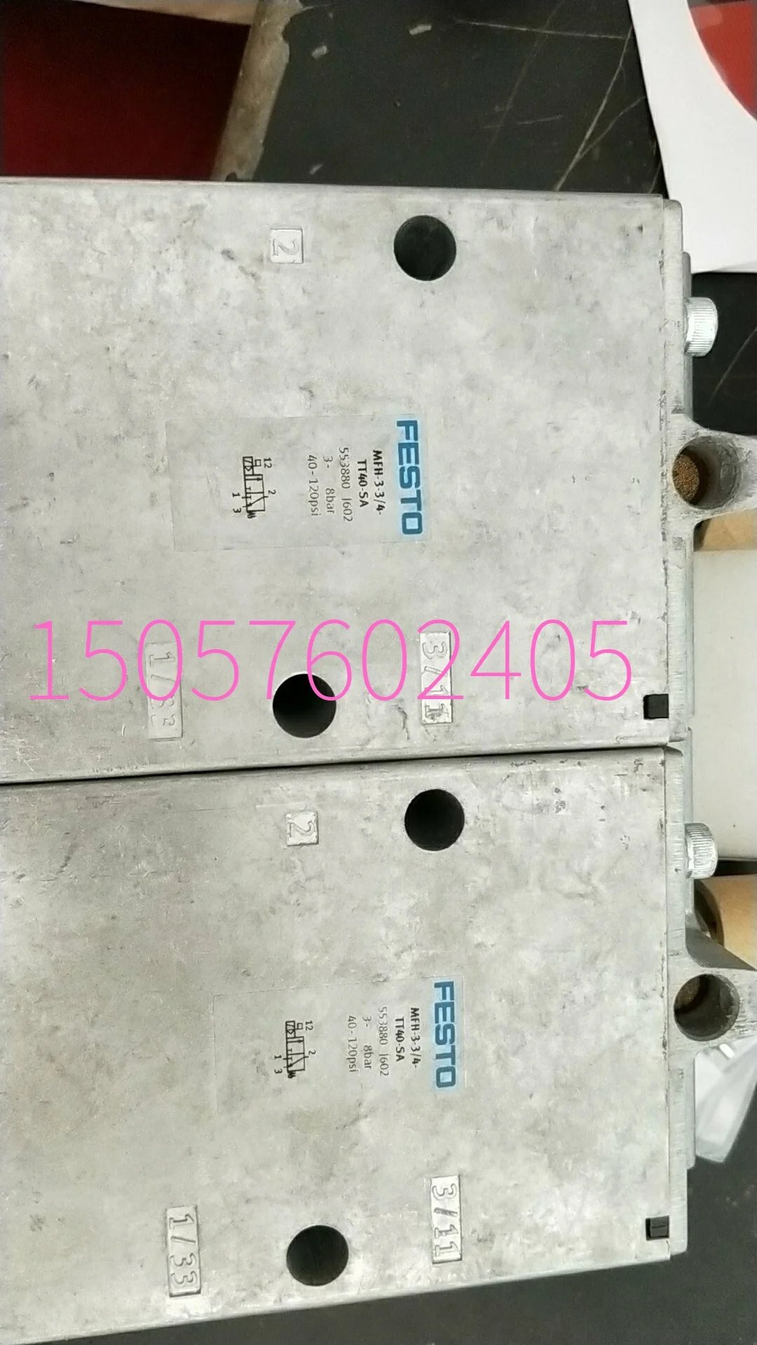 Festo FESTO MFH-3-3/4-TT40-SA Соленоидный клапан 553880 оригинальный точечный.