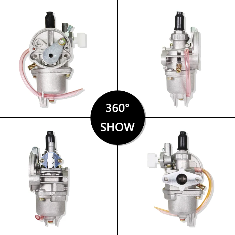 Карбюратор 2-тактного минимото двигателя 47CC 49CC для воздушного охлаждения мини карманного грязевого мотоцикла детского ATV квадроцикла скутера HK-151.