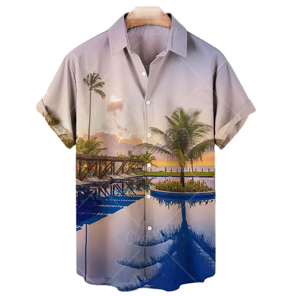 

Short Sleeve Male Shirt | Vintage Clothes Men | Hawaiian Clothes | New Shirt - Summer Short