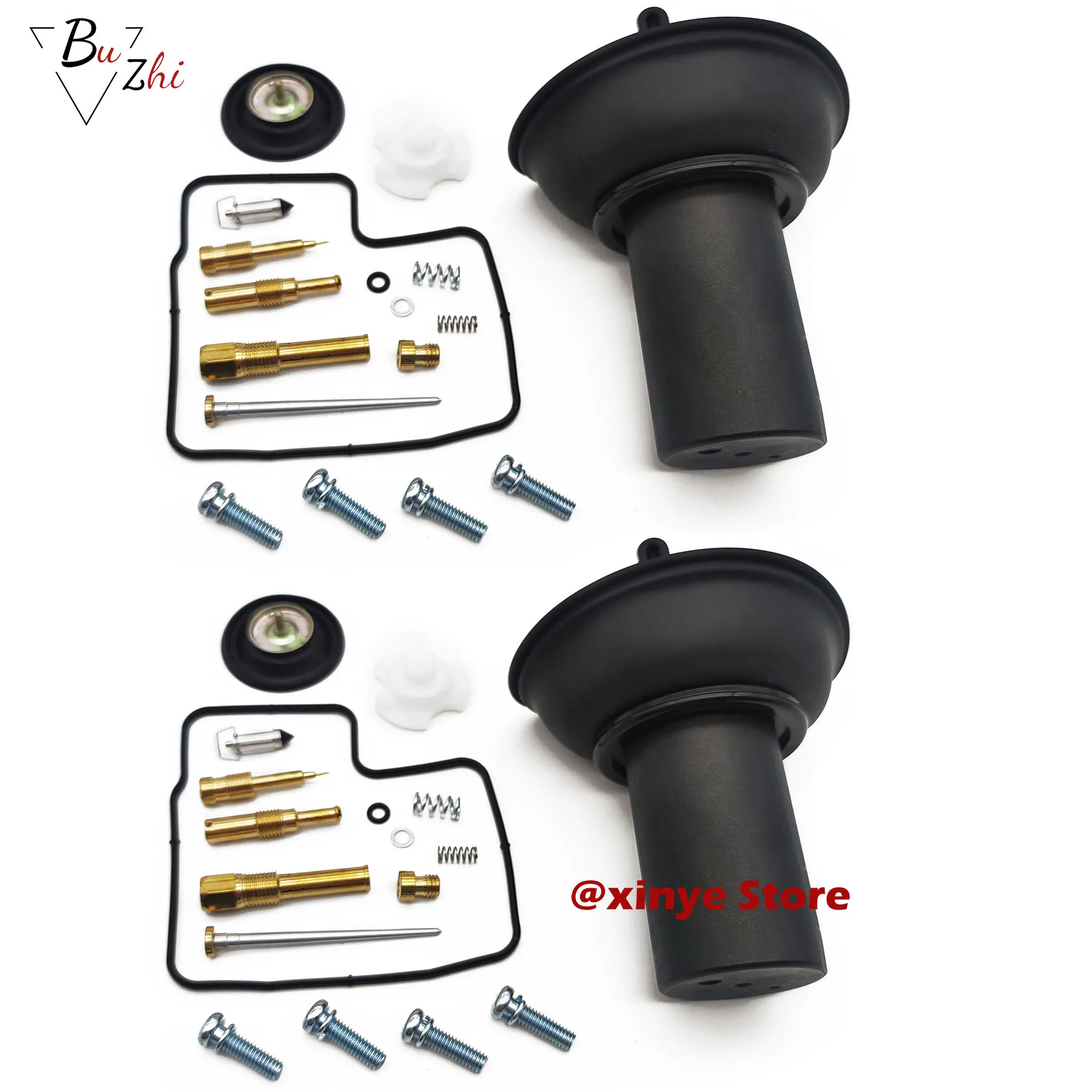 

Набор для ремонта мотоциклетного карбюратора, Плунжер, вакуумная мембрана, плавающая игла, прокладки, детали для Honda Steed Shadow VLX400 VLX 400
