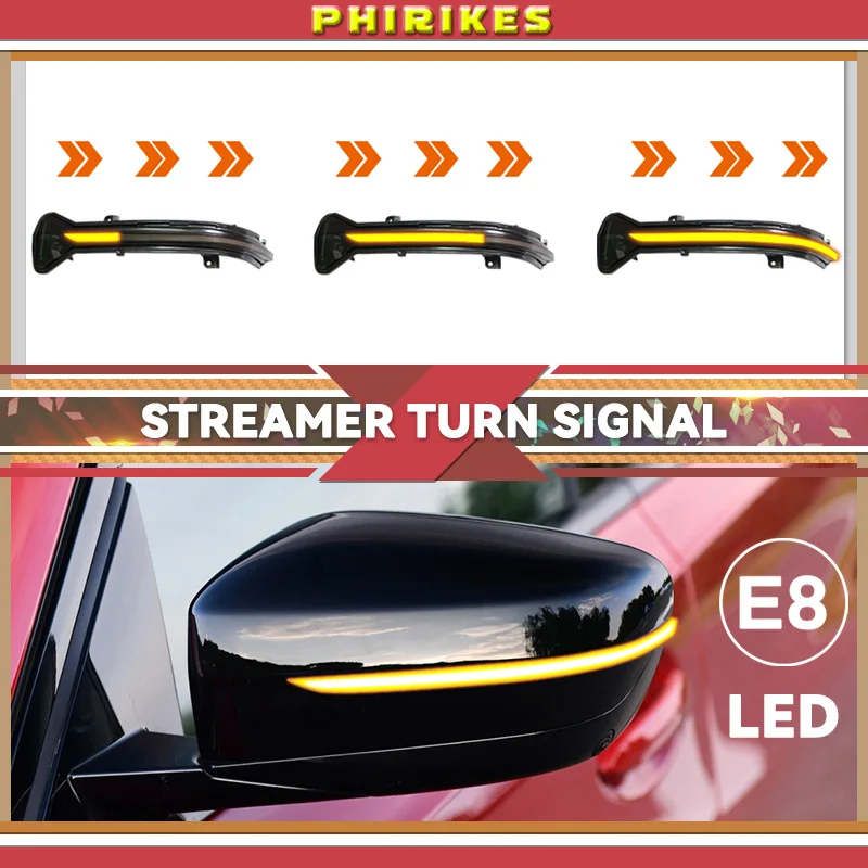 1 пара зеркальный индикатор поворота фонарь с динамическим индикатором для BMW G20