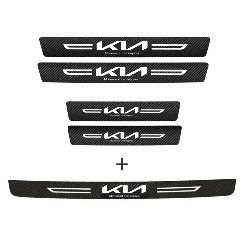 

Накладка на порог автомобиля для K7 K5 K3 K9 Sportage Picanto Ceed RIO Optima Soul Venga Накладки на порог багажника из углеродного волокна