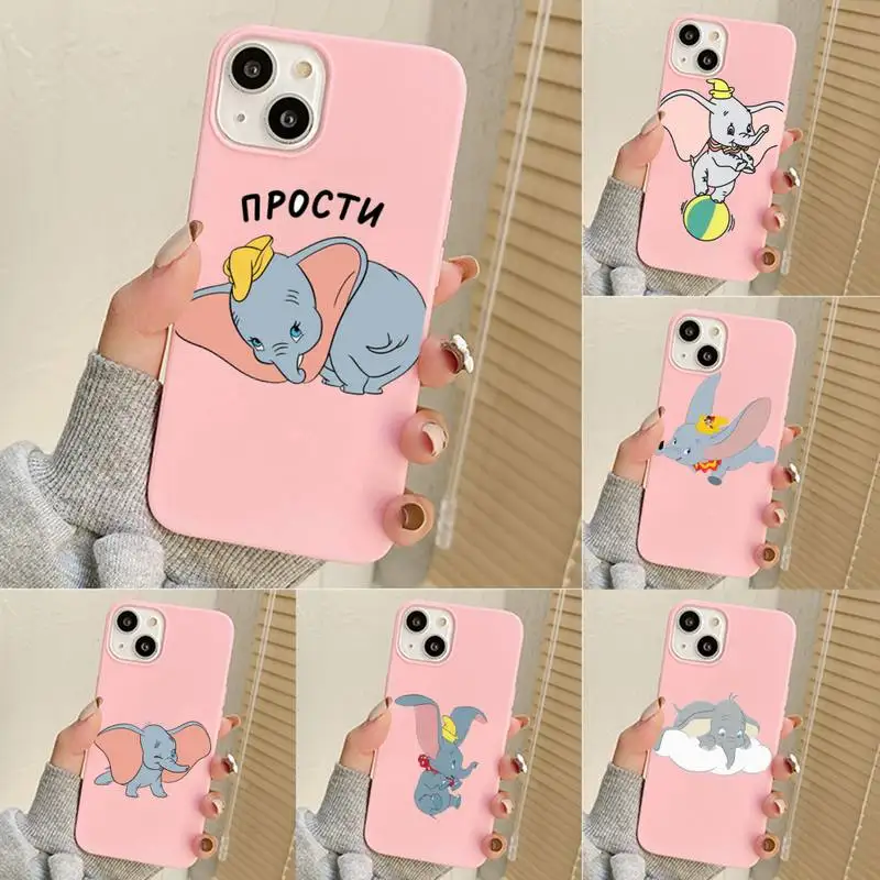

Disney Cartoon Dumbo Phone Case For Iphone 7 8 Plus X Xr Xs 11 12 13 Se2020 Mini Mobile Iphones 14 Pro Max Case