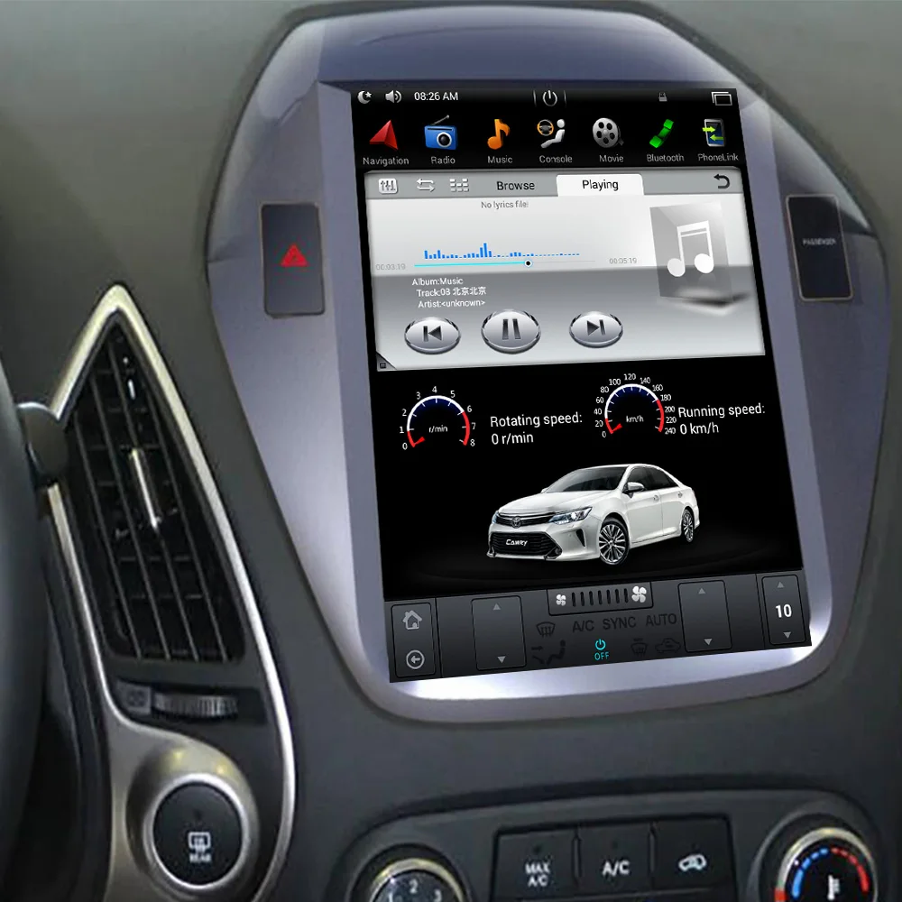 

12.3 "PX6 Tesla Vertical For Hyundai Tucson 2 LM IX35 2009-2015 2 Din Car Radio Multimedia Android 4G Carplay GPS Stereo Camera