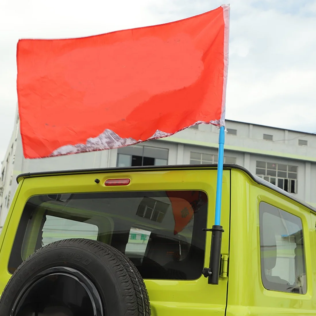 Держатель кронштейна флагштока задней двери для Jimny 2019 2020 2021 аксессуары черный