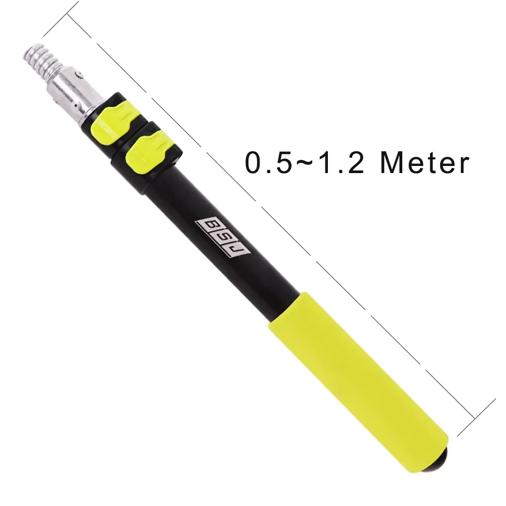 

NEW2023 4 FT Aluminum Telescopic Pole for High Cleaning with ACME Male Thread (Max Length Only 1.2 Meter When Extend)