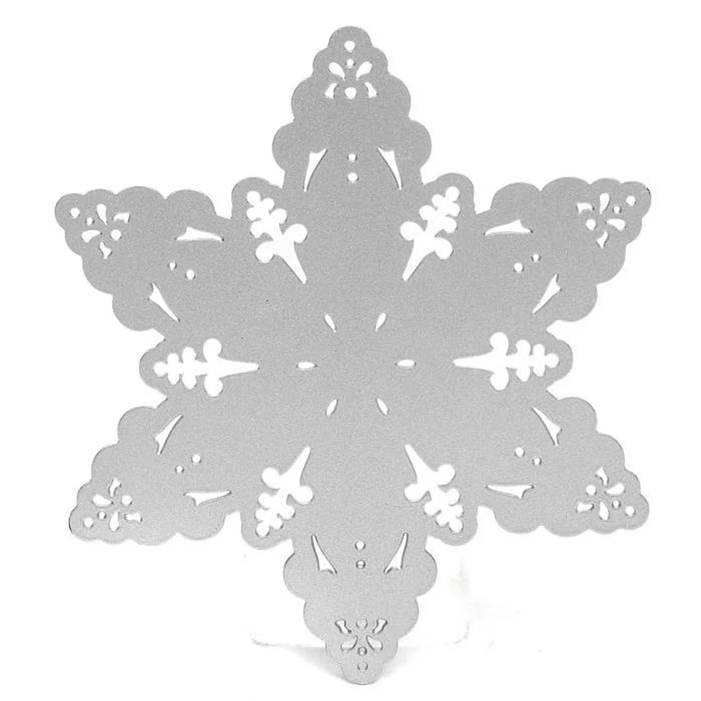 

Snowflake Shaped Scrapbooking Dies Cut Cutting Die Nesting Cards Papercraft Embossing Decoration Paper Cut