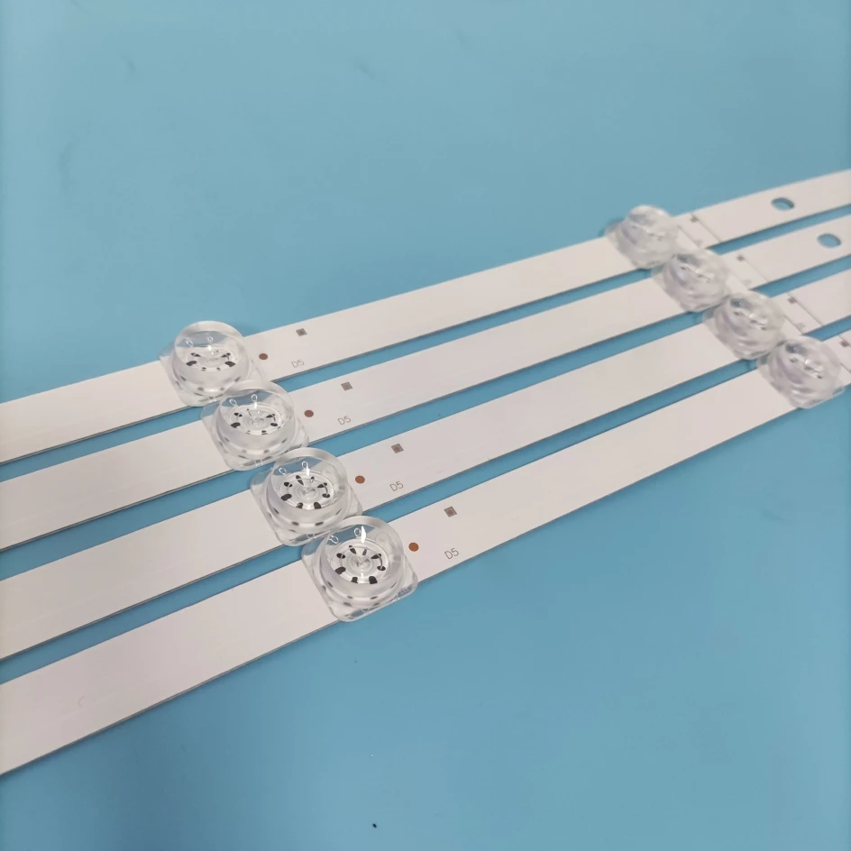 

100% New 4pcs/Kit LED Strips for HISENSE 55 TV CRH-BX55V1U513030T04128CL-REV1.1