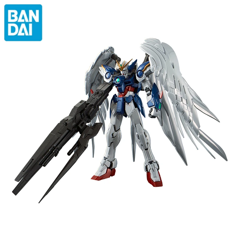 

Bandai Gundam Anime Figure PB RG 1/144 XXXG-00W0 Wing Gundam EW Drei Zwerg Titanium Finish Assembly Model Anime Action Figures