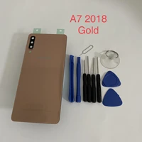 a7 back glass adhesive samsung galaxy a7 2018 a750 a750f sm a750f a750gn ds battery cover rear door housing original