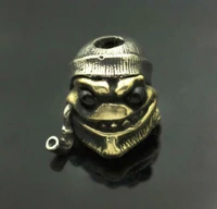 new brass parachute cord bead pendant knife lanyard paracord bracelet pendants