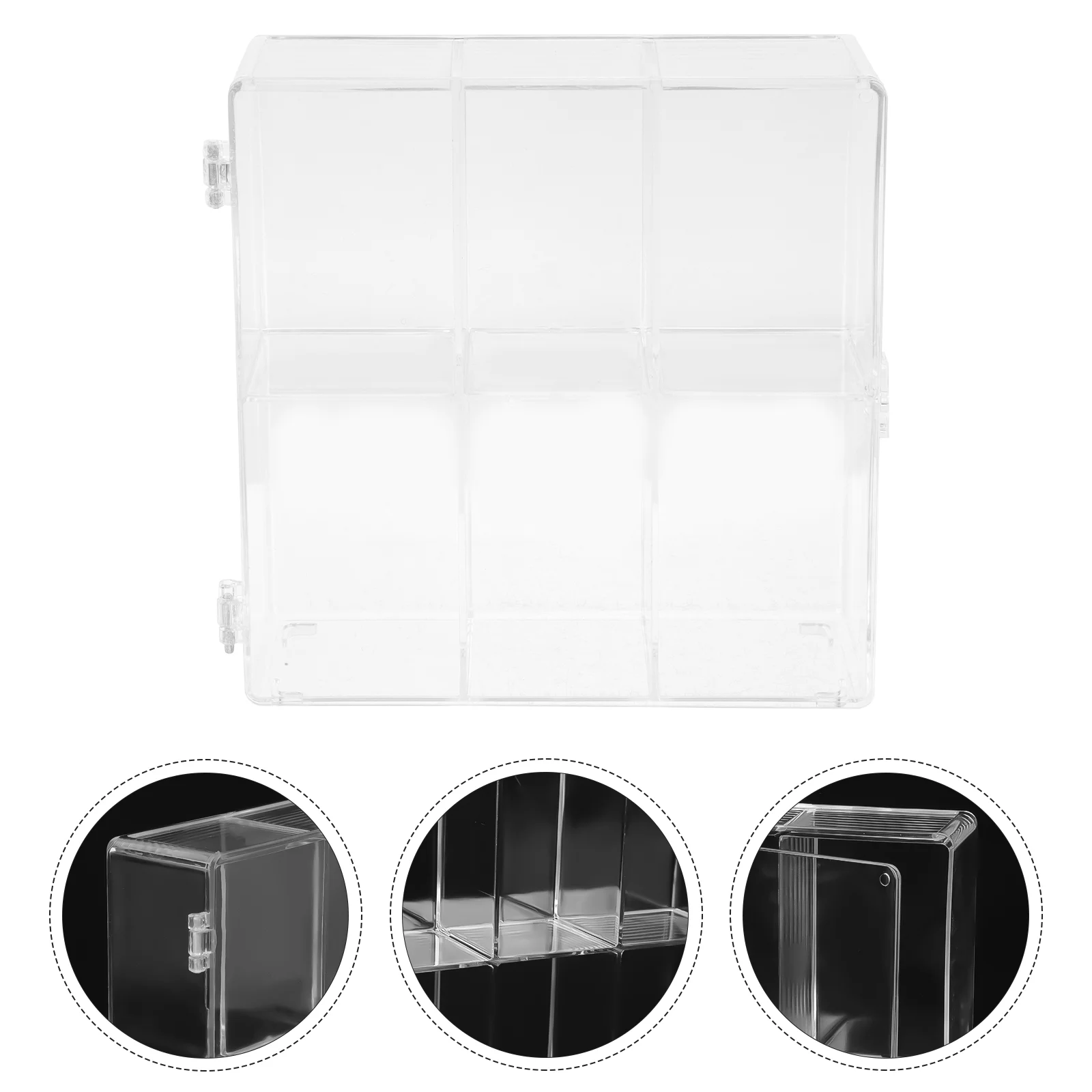 

Toy Display Case Figurine Model Storage Holder Acrylic Trays Handicrafts Clear Stand