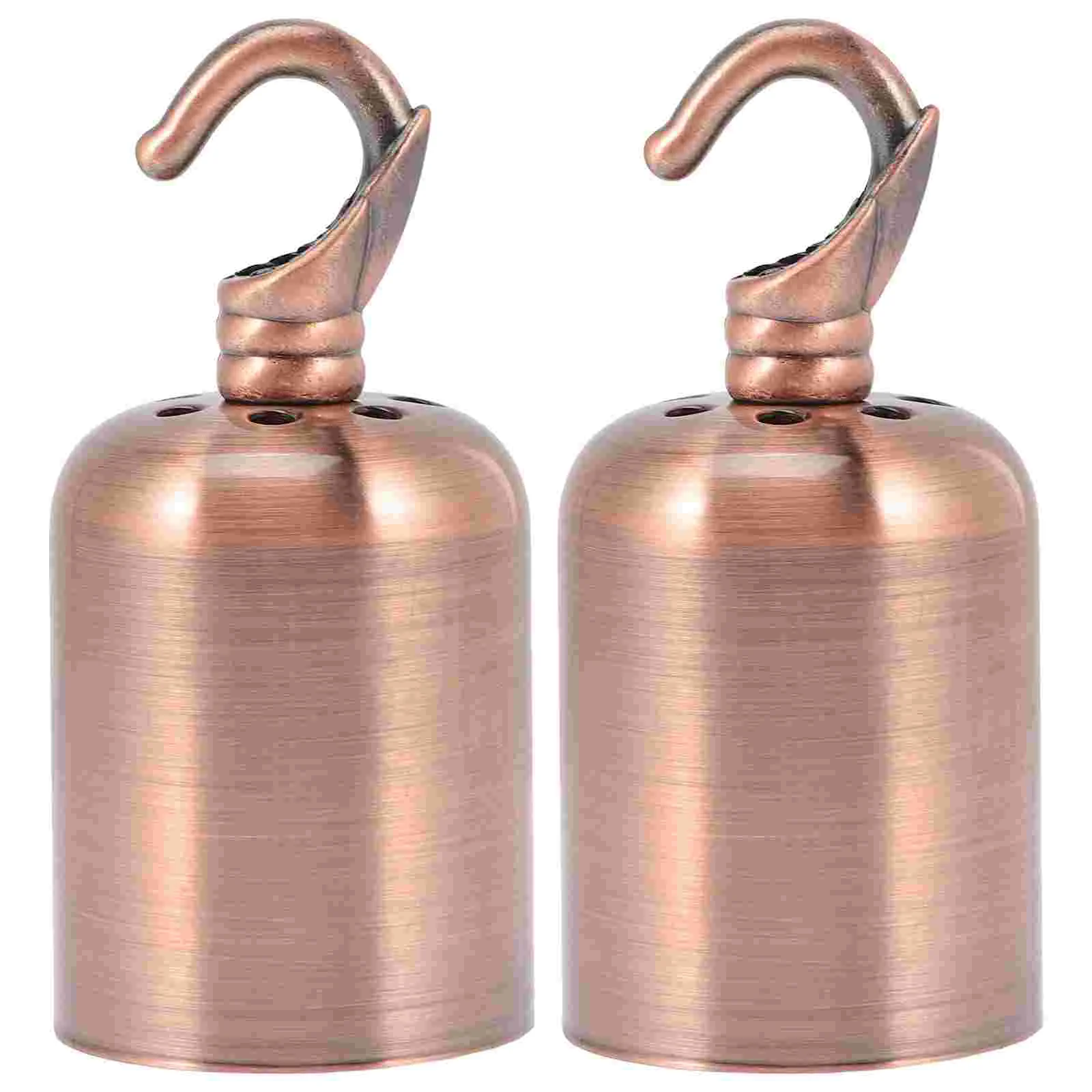 

2pcs Light Socket With Hook E27 Base Bulb Holder Threaded Lamp Bulb Holder