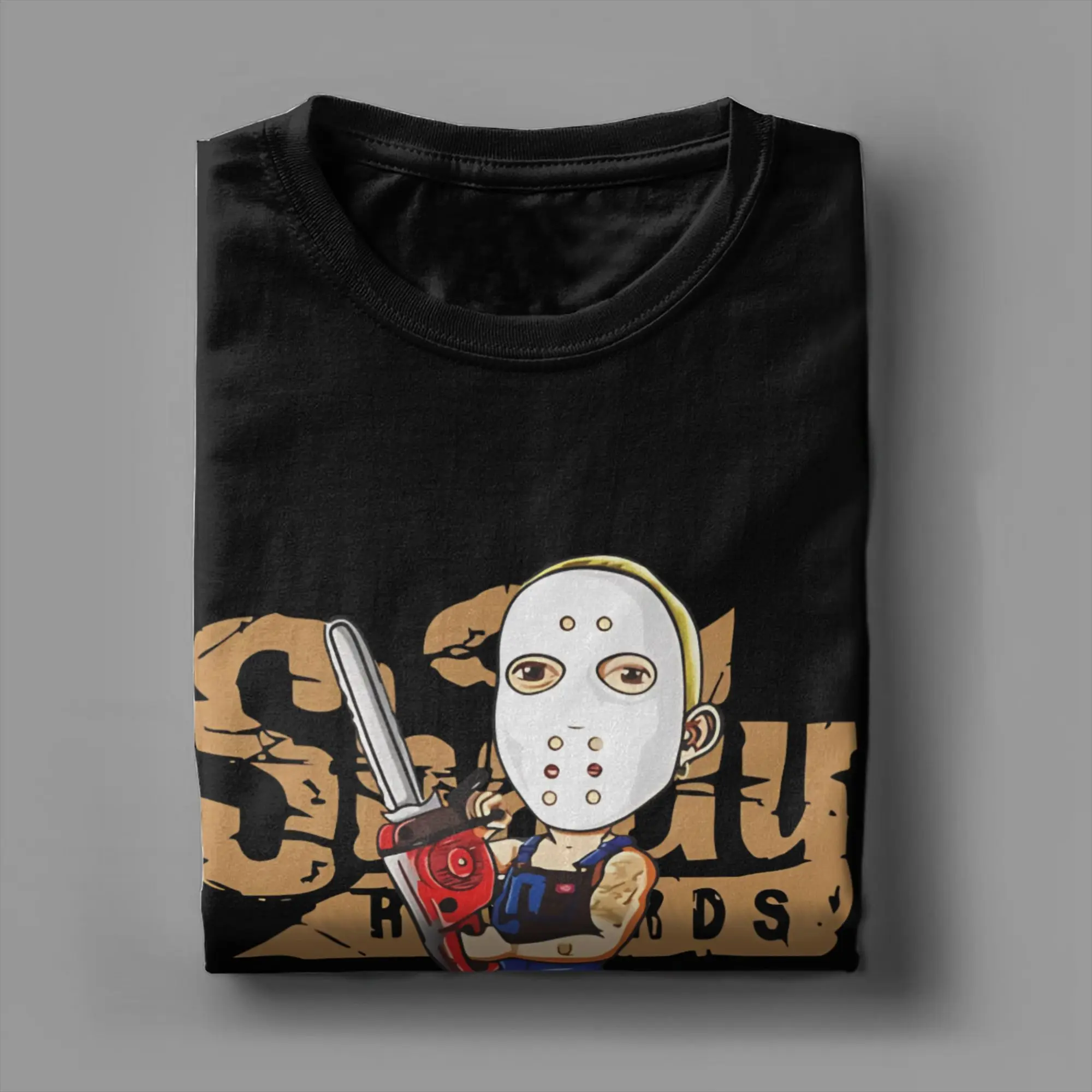 Фото Футболка Eminem E Records Rap Slim Classic Graphic из 100% хлопка для мужчин №3