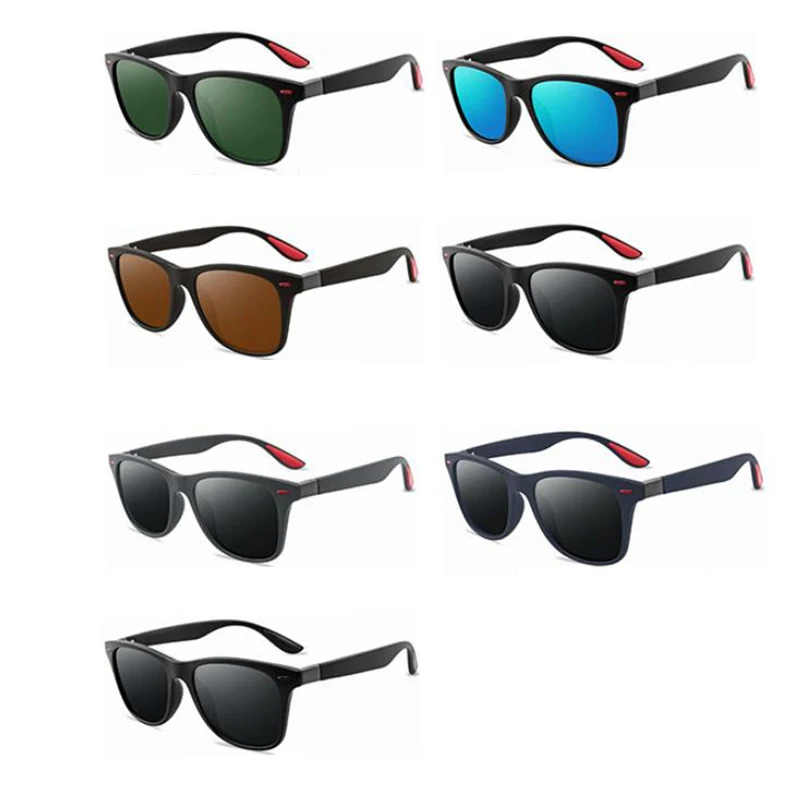 

2022 UV400 Sunglasses Classic Polarized Square Driving Sport Anti-polarized Light Ultraviolet Rays Fashion Wear Party Universal