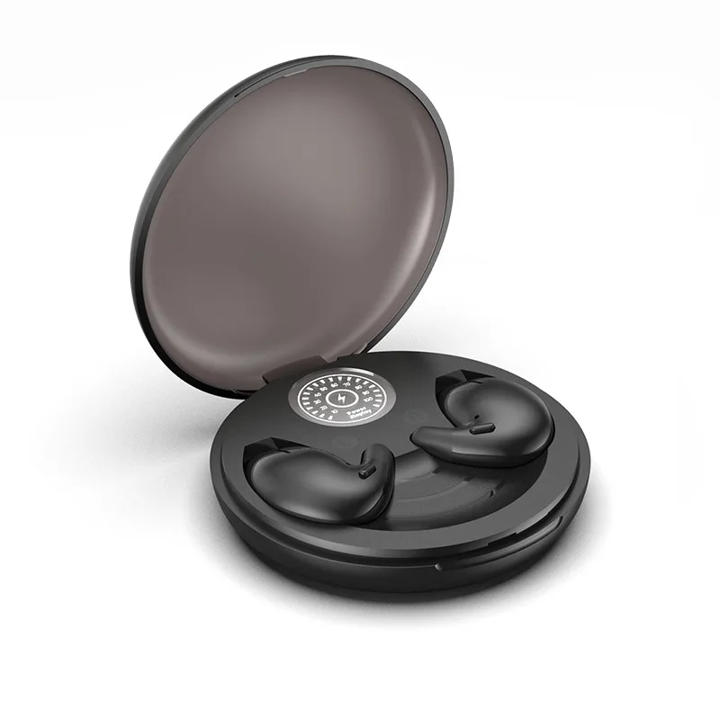 

True wireless bluetooth headset new invisible ultra-thin semi-in-ear sports running noise reduction ultra-long battery life