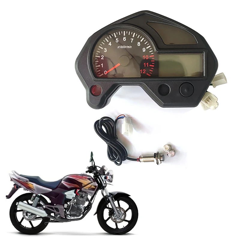 

Motorcycle Multicolor Instrument Assembly for Honda Tiger 2000 SpeedoMeter Odometer Gauge Gear Indicator Meter