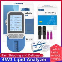 4in1 lipid analyzer total tc high density lipoprotein hdl triglyceride tg optic cholesterol meter